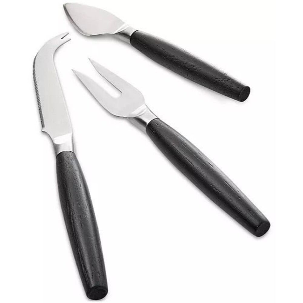 New Macy’s The Cellar 3-Pc. Wood & Metal Cheese Serving Set